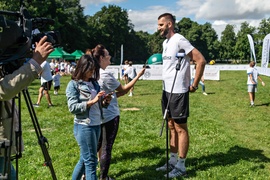 Mistrzowski trening w lesie