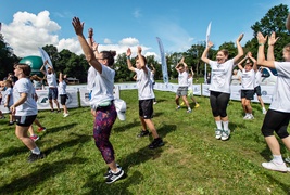 Mistrzowski trening w lesie