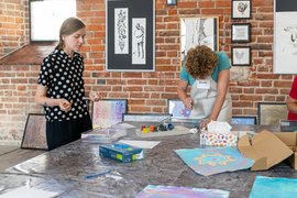 Patykiem po wodzie... malowane