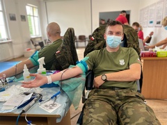 Popłynęła żołnierska, tak potrzebna innym, krew