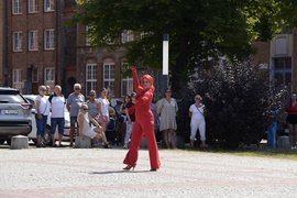 Elbląg planem zdjęciowym spektaklu tanecznego