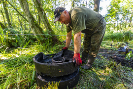 Z fromborskich bagien wyłonił się czołg