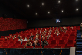 Nowe kino w Elblągu od środka