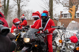 Motomikołaje przyjechali z pomocą