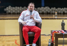 Judoka Przemysław Matyjaszek na „Spotkaniu z Mistrzem“