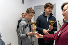 Strzelcy Orlika z pucharami