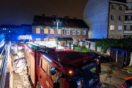 Pożar w pustostanie na ul. Polnej