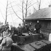 Wielka woda pod Elblągiem. Tak było 40 lat temu...  (Elbląskie Archiwum Foto) 