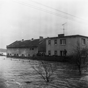 Wielka woda pod Elblągiem. Tak było 40 lat temu...  (Elbląskie Archiwum Foto) 