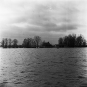 Wielka woda pod Elblągiem. Tak było 40 lat temu...  (Elbląskie Archiwum Foto) 