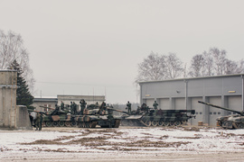 Sprawdzian z jazdy czołgiem