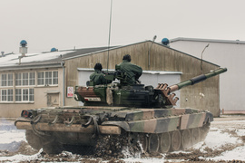 Sprawdzian z jazdy czołgiem