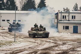 Sprawdzian z jazdy czołgiem