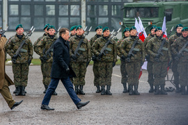 Żołnierska przysięga w Elblągu