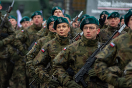 Żołnierska przysięga w Elblągu