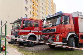 Narkotyki i nieznane chemikalia w mieszkaniu przy Okulickiego. Mieszkańcy ewakuowani  (aktualizacja) 
