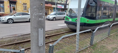 Kolizja z tramwajem na Bema