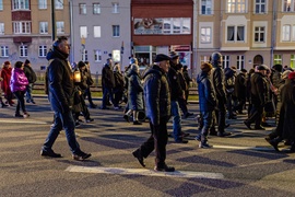 Z krzyżem przez Elbląg