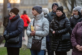 Z krzyżem przez Elbląg