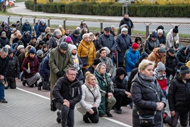 Z krzyżem przez Elbląg