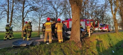 Poważny wypadek pod Braniewem