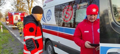 Poważny wypadek pod Braniewem