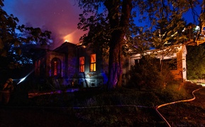 Pożar w Połoninach