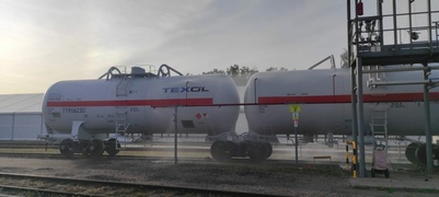 Wyciek gazu z cysterny, która przyjechała z Rosji