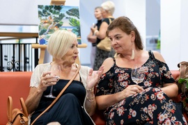 Wernisaż poplenerowy kobiecej grupy malarskiej