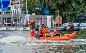 Na rzece sporo się dzieje