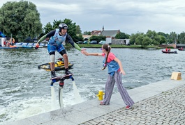 Na rzece sporo się dzieje