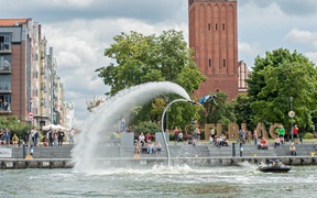 Na rzece sporo się dzieje