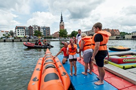 Na rzece sporo się dzieje