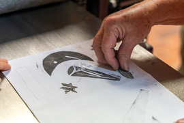 Kosmos, Kopernik i kolaż