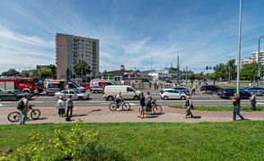 Wypadek i śmierć motocyklisty na ul. 12 Lutego