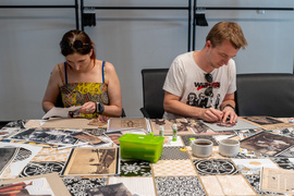 Kolaż z cyfrowej biblioteki