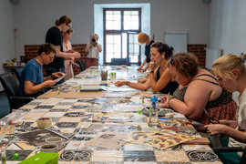 Kolaż z cyfrowej biblioteki