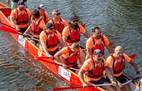 Smocze łodzie znów podbiły rzekę