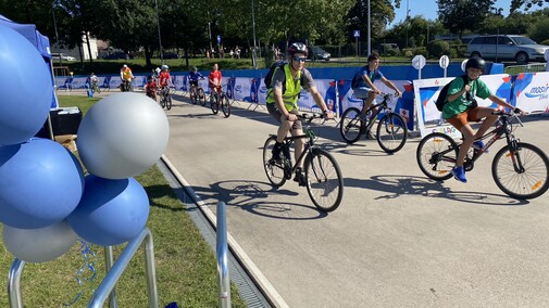 Wkręcili się dla Elbląga w rowerową rywalizację 