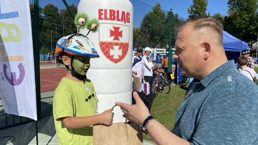 Wkręcili się dla Elbląga w rowerową rywalizację 