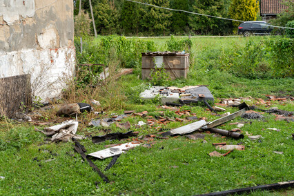 Po pożarze w Jegłowniku. Mieszkańcy otrzymali pomoc od gminy