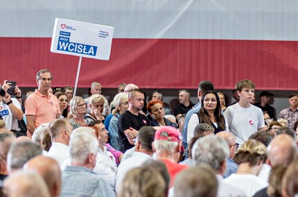 Donald Tusk w Elblągu mówił o porcie