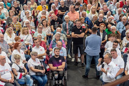 Donald Tusk w Elblągu mówił o porcie