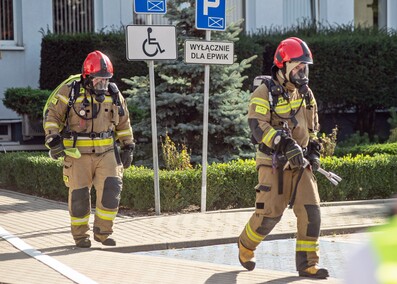 Zadymienie w EPWiK. Tak ćwiczyli strażacy!