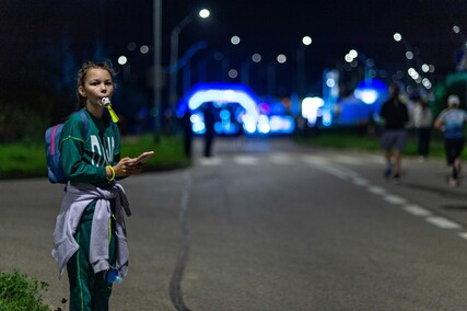 Nocne bieganie na Modrzewinie