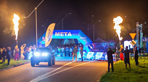 Nocne bieganie na Modrzewinie