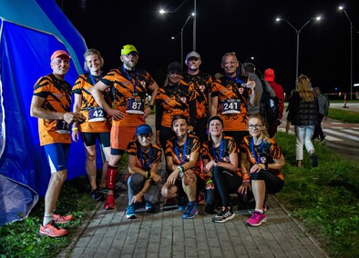 Nocne bieganie na Modrzewinie