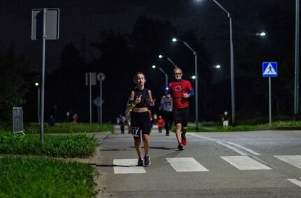 Nocne bieganie na Modrzewinie