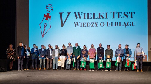 Krzysztof Borzęcki zwycięzcą V Wielkiego Testu Wiedzy o Elblągu