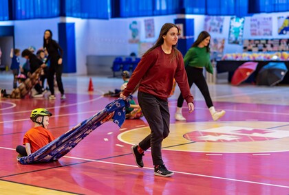 O bezpieczeństwie na sportowo i z zabawą